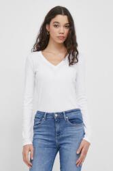 Benetton pamut hosszúujjú fehér - fehér L - answear - 6 090 Ft