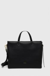 Coccinelle bőr táska fekete - fekete Univerzális méret - answear - 196 990 Ft