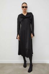 DAY Birger et Mikkelsen ruha fekete, midi, harang alakú - fekete 40 - answear - 83 990 Ft