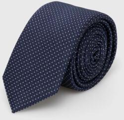 Hugo selyen nyakkendő sötétkék - sötétkék Univerzális méret - answear - 20 990 Ft