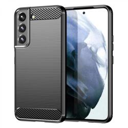 Techsuit Husa pentru Samsung Galaxy S22 Plus 5G - Techsuit Carbon Silicone - Black (KF238119) - casacuhuse