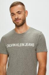 Calvin Klein Jeans - T-shirt - szürke S - answear - 12 990 Ft