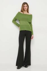 Max Mara gyapjú pulóver könnyű, női, zöld - zöld S - answear - 89 190 Ft