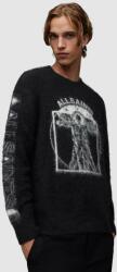AllSaints gyapjú pulóver Insignia meleg, fekete - fekete XL