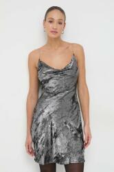 GUESS ruha AKILINA ezüst, mini, harang alakú, W4RK77 WFQA0 - ezüst XS - answear - 38 990 Ft