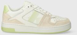 Calvin Klein sportcipő BASKET CUPSOLE LACE MIX NBS SAT fehér, YW0YW01446 - fehér Női 37