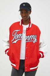 Tommy Jeans bomber dzseki női, piros, átmeneti - piros M