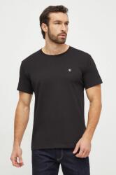 Calvin Klein Jeans pamut póló fekete, férfi, sima, J30J325268 - fekete M