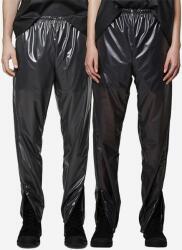 Rains vízálló nadrág Ultralight Pants Slim fekete, közepes derékmagasságú egyenes - fekete XS