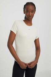 Tommy Jeans t-shirt női, bézs, DW0DW17383 - bézs L