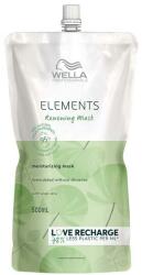 Wella Mască hidratantă și revitalizantă pentru toate tipurile de păr - Wella Professionals Elements Renewing Mask 500 ml