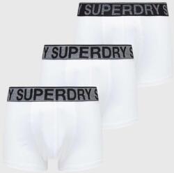 Superdry boxeralsó 3 db fehér, férfi - fehér XL