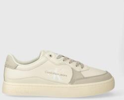 Calvin Klein Jeans sportcipő CLASSIC CUPSOLE LOW LTH ML FAD bézs, YM0YM00885 - bézs Férfi 44 - answear - 34 190 Ft