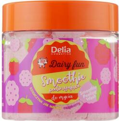 Delia Cosmetics Peeling-gel de duș „Zmeură - Delia Dairy Fun 350 g