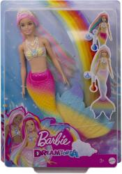 Mattel Barbie - Dreamtopia: Păpușă sirenă magică (GTF89) Papusa Barbie