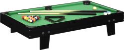 vidaXL Мини билярдна маса, 3 фута, 92x52x19 см, черно и зелено (92500) Маса за билярд