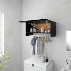 vidaXL Гардероб, черен, 70x32, 5x35 см, инженерно дърво (808243)