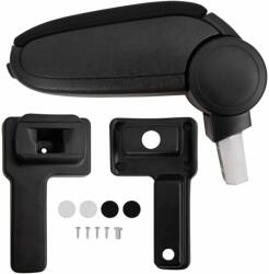 vidaXL Подлакътник за кола черен 14, 5x32x(27-46) см ABS (154649)