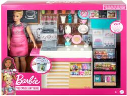 Mattel Barbie - Set Cafenea Cu 20 De Accesorii (MTGMW03) Papusa Barbie