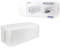 LogiLink Cable Box White, big size: 407 x 157 x 133.5mm (KAB0063)