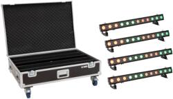 EUROLITE Set 4x LED IP T-PIX 12 HCL Bar + Case with wheels - hangszerdepo
