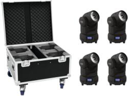 EUROLITE Set 4x LED TMH-X1 Moving-Head Beam + Case - hangszerdepo