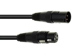 EUROLITE - DMX cable XLR 3pin 1m bk - hangszerdepo