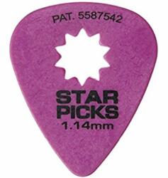 EVERLY - Star picks gitár pengető 1.14 mm lila - hangszerdepo