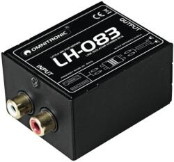 Omnitronic LH-083 Stereo Isolator RCA S - hangszerdepo