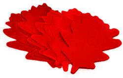 The Confetti Maker Slowfall Confetti Oak Leaves 120x120mm, red, 1kg