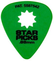 EVERLY - Star picks gitár pengető 0.88 mm zöld - hangszerdepo