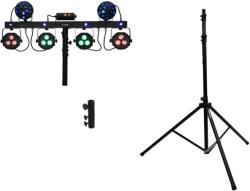 EUROLITE - Set LED KLS Laser Bar Next FX Light Set + M-4 Speaker-System Stand - hangszerdepo