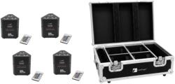 EUROLITE Set 4x AKKU TL-3 TCL QuickDMX + Case with charging function - hangszerdepo