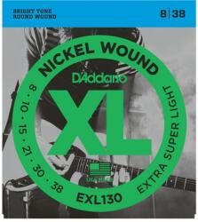 D'ADDARIO - EXL130 Nickel Wound Extra Super Light 8-38 elektromos gitár húr - hangszerdepo