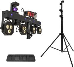 EUROLITE Set LED KLS Scan Next FX Compact Light Set + Foot switch + Steel stand - hangszerdepo