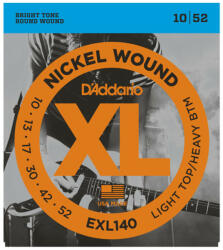 D'ADDARIO - EXL140 Nickel Wound Light Top/Heavy BTM 10 - 52 Elektromos gitárhúr - hangszerdepo