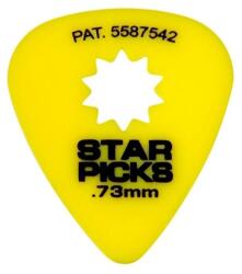 EVERLY - Star picks gitár pengető 0.73 mm sárga - hangszerdepo