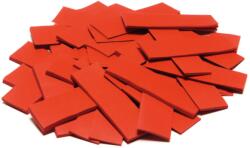 The Confetti Maker Slowfall Confetti rectangular 55x18mm, red, 1kg