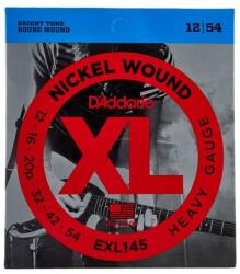 D'ADDARIO - EXL145 Nickel Wound Heavy Gauge 12-54 elektromos gitárhúr - hangszerdepo