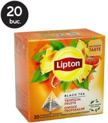 Lipton Ceai negru cu fructe tropicale 20 plicuri