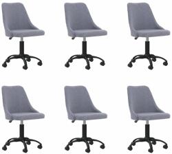 vidaXL 6 buc gri deschis 3090182