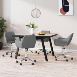 vidaXL 4 buc gri deschis 3090264