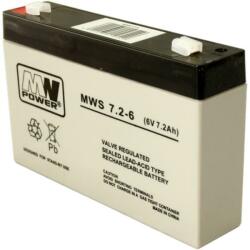 MW Power Acumulator MW POWER MWS7.2-6 , 7.2AH/6V (MWS7.2-6)