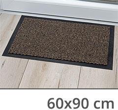  Doormat szennyfogó szőnyeg (60x90 cm) barna színű lábtörlő (Gumis Barna szőnyeg 60x90)