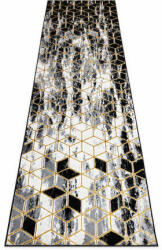 My carpet company kft Modern GLOSS szőnyeg, futószőnyeg 409A 82 Kocka elegáns, glamour, (AT3856)