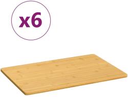 vidaXL Дъски за сервиране 6 бр 35x23x0, 8 см бамбук (352777)