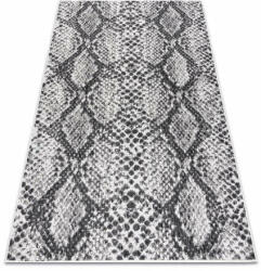 My carpet company kft Fonott sizal szőnyeg SION Kígyó bőre 22162 lapos szövött ecru / fekete 160x220 cm (D730)