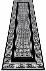 My carpet company kft Modern GLOSS szőnyeg, futószőnyeg 6776 85 elegáns, görög fekete / (AT3810)