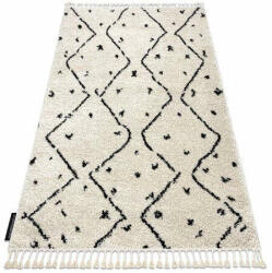 My carpet company kft Szőnyeg TETUAN B751 cikcakk krém Rojt shaggy 180x270 cm (GR3883)