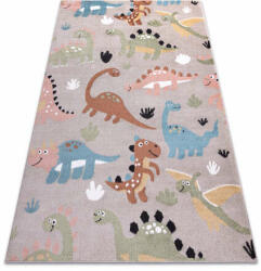 My carpet company kft Szőnyeg FUN Dino gyerekeknek, Dinoszauruszok bézs 180x270 cm (O552)